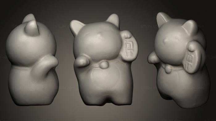 Toys (Maneki Neko, TOYS_0245) 3D models for cnc